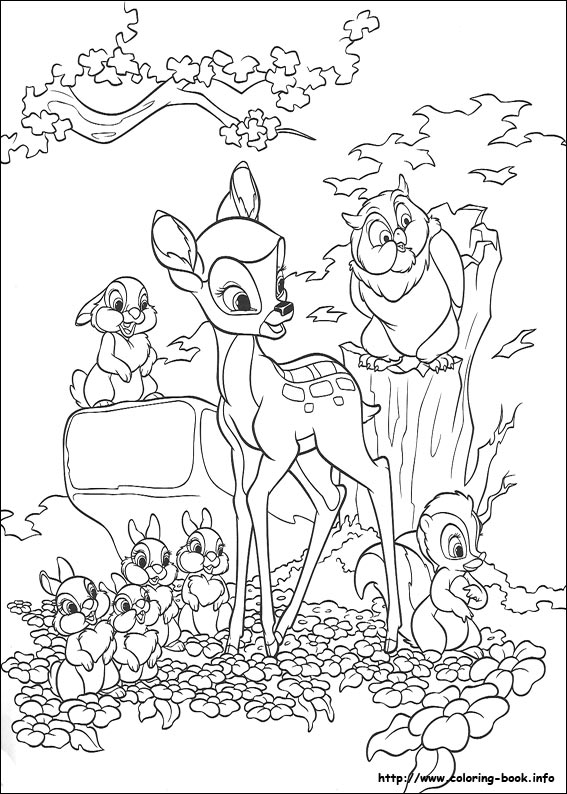 Bambi 2 coloring picture